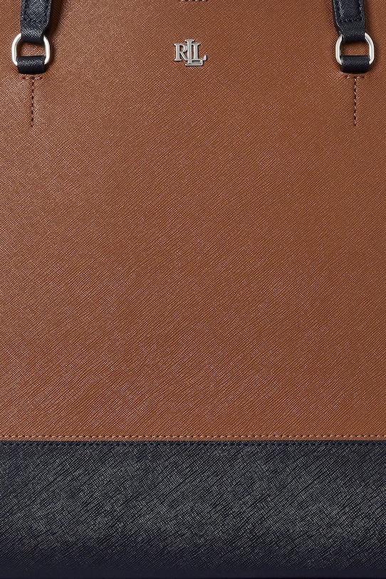 Кожаная сумочка Lauren Ralph Lauren 431934896 коричневый