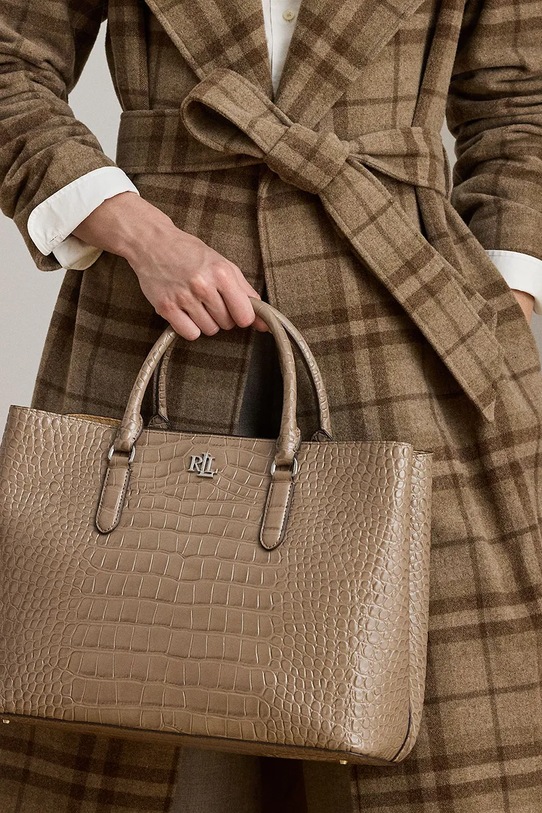 Кожаная сумочка Lauren Ralph Lauren 431942189