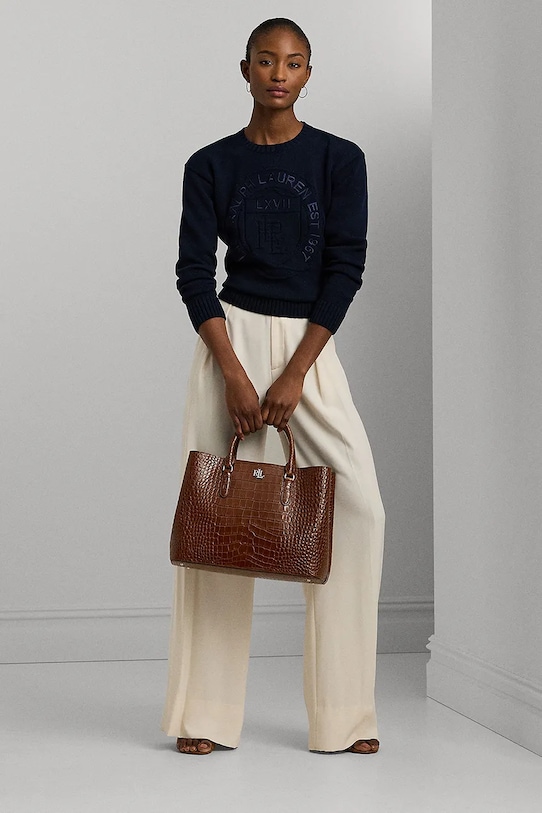 Шкіряна сумочка Lauren Ralph Lauren 431942189