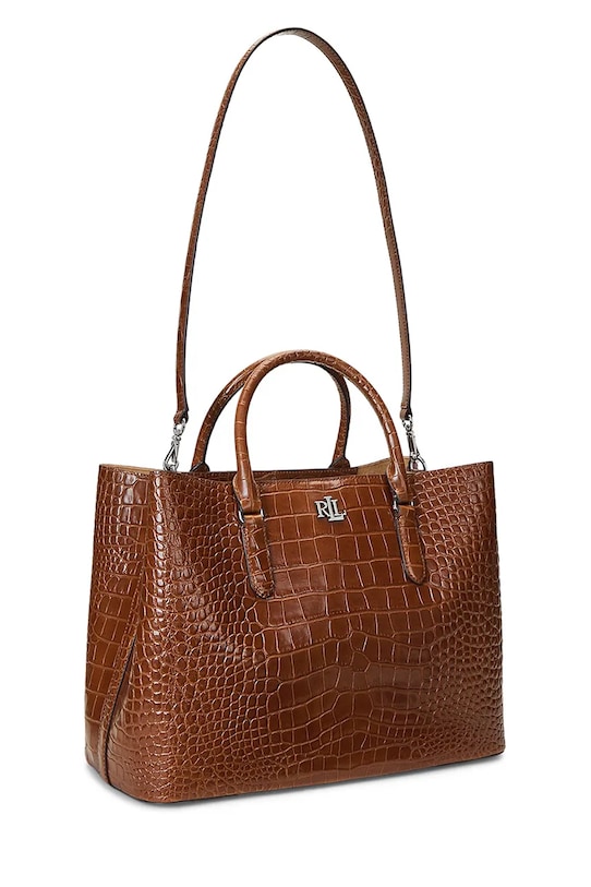 Шкіряна сумочка Lauren Ralph Lauren 431942189 коричневий AW25