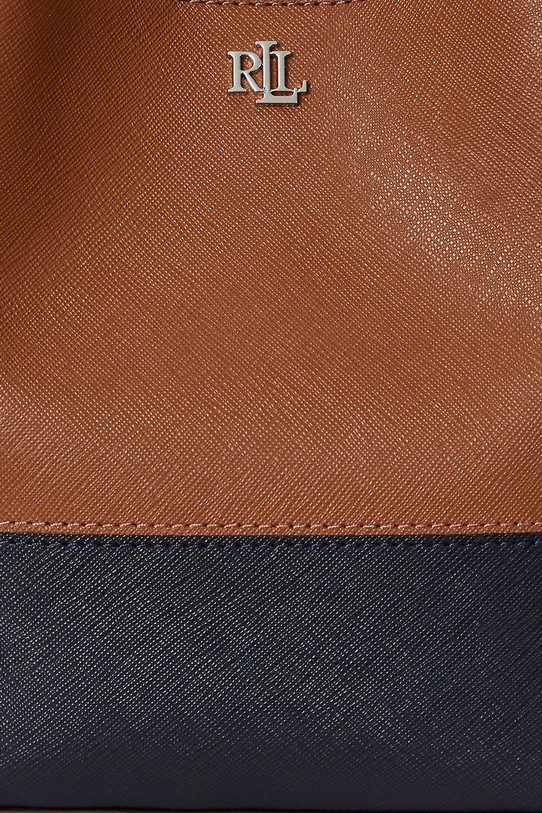 Шкіряна сумочка Lauren Ralph Lauren 431974556 коричневий