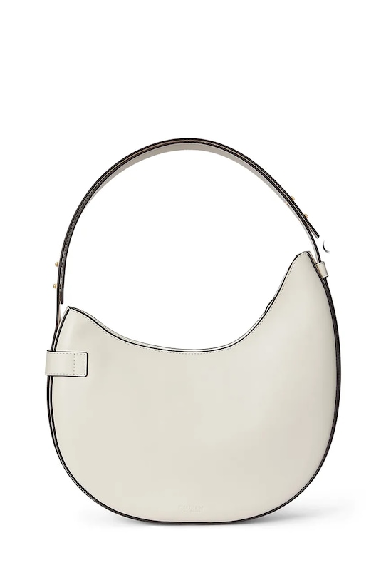 Akcesoria Lauren Ralph Lauren torebka skórzana 431980156 beżowy