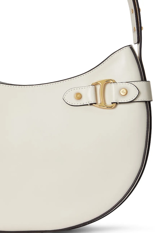 Lauren Ralph Lauren torebka skórzana 431980156 beżowy