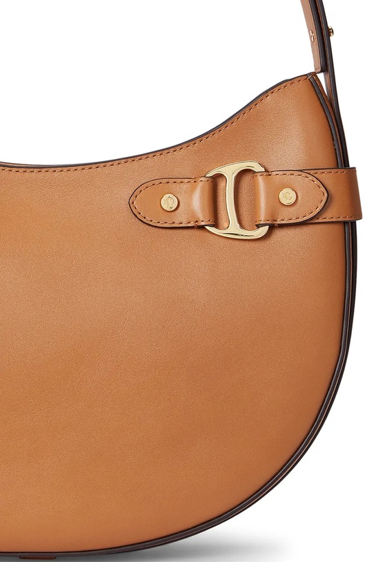 Lauren Ralph Lauren torebka skórzana 431980156 brązowy