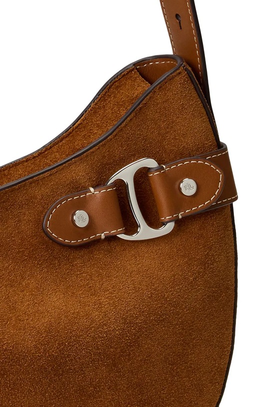 Τσάντα σουέτ Lauren Ralph Lauren 431980157 καφέ