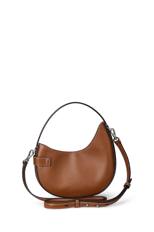 Doplňky Kožená kabelka Lauren Ralph Lauren 431980159 hnědá