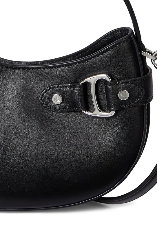 Kožená kabelka Lauren Ralph Lauren 431980159 černá