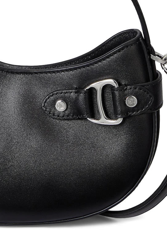 Кожаная сумочка Lauren Ralph Lauren 431980159 чёрный