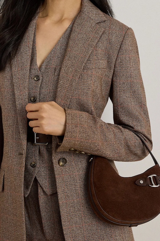 Lauren Ralph Lauren torebka zamszowa 431980160