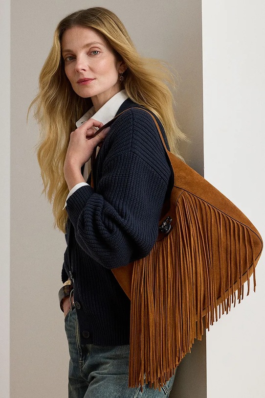 Замшевая сумочка Lauren Ralph Lauren 431980172