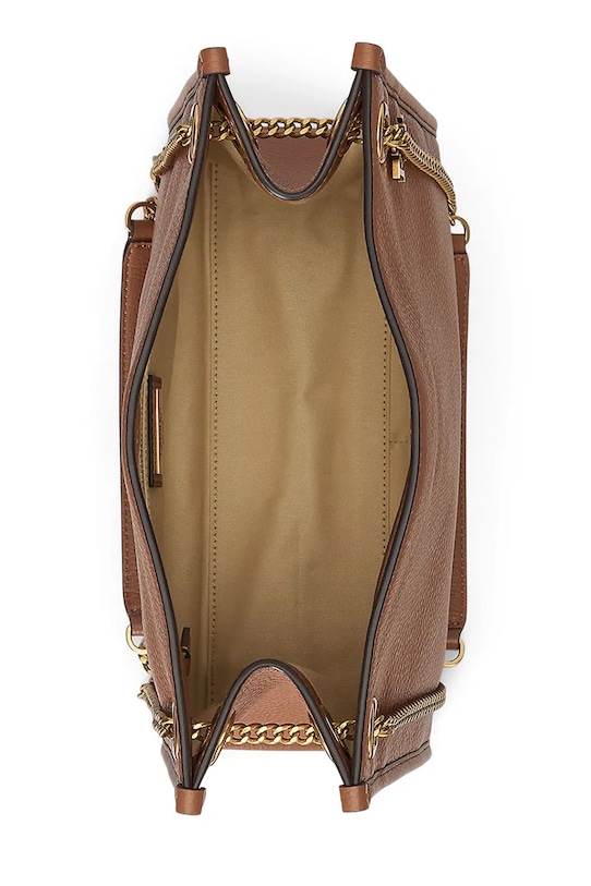 Кожаная сумочка Lauren Ralph Lauren коричневый 431980173