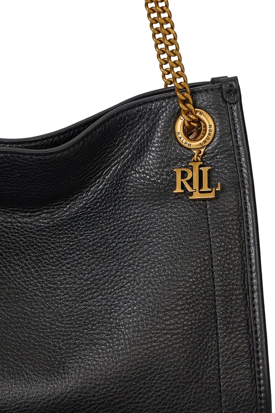Кожаная сумочка Lauren Ralph Lauren 431980173 чёрный