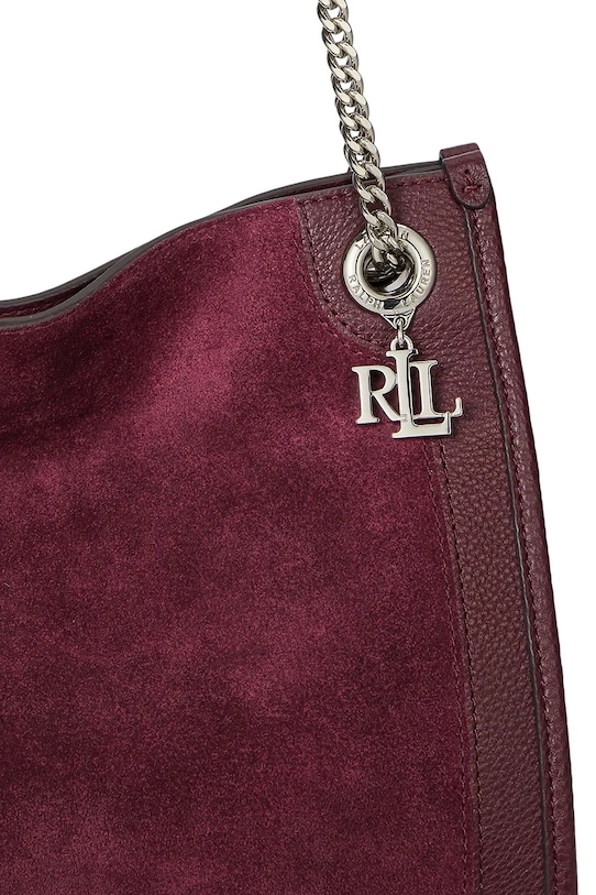 Замшевая сумочка Lauren Ralph Lauren 431980175 бордо