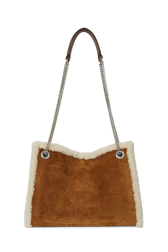 Аксесуари Замшева сумочка Lauren Ralph Lauren 431980182 коричневий