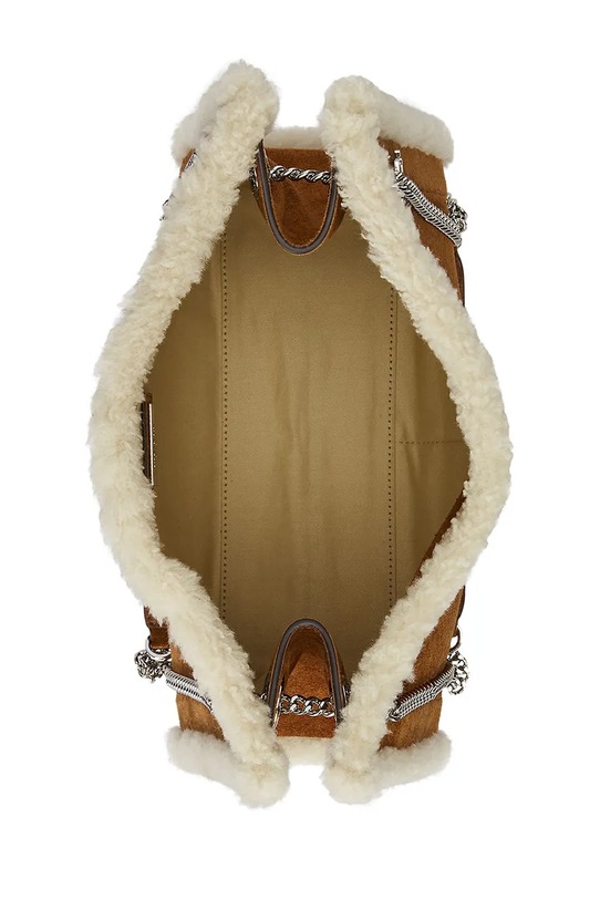 Semišová kabelka Lauren Ralph Lauren hnědá 431980182