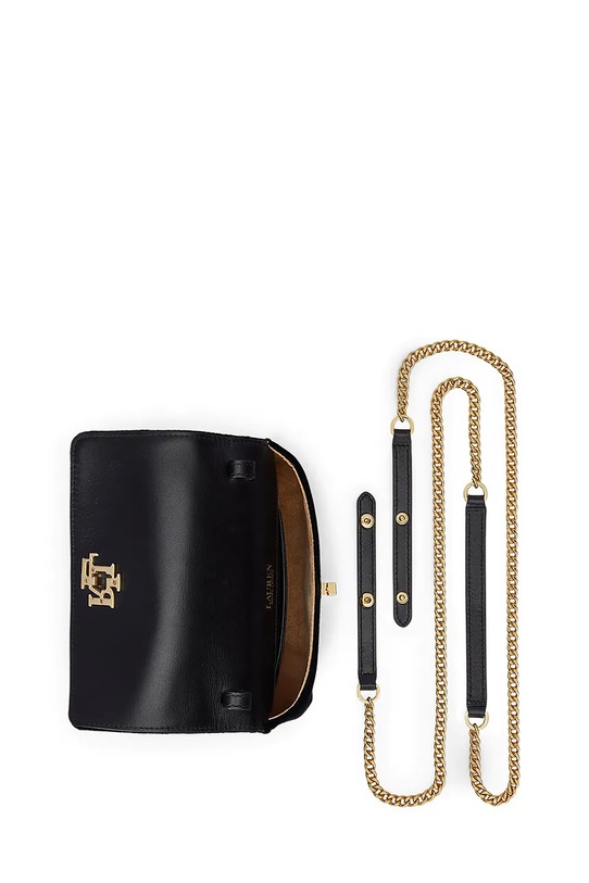 Τσάντα Lauren Ralph Lauren μαύρο 432981188