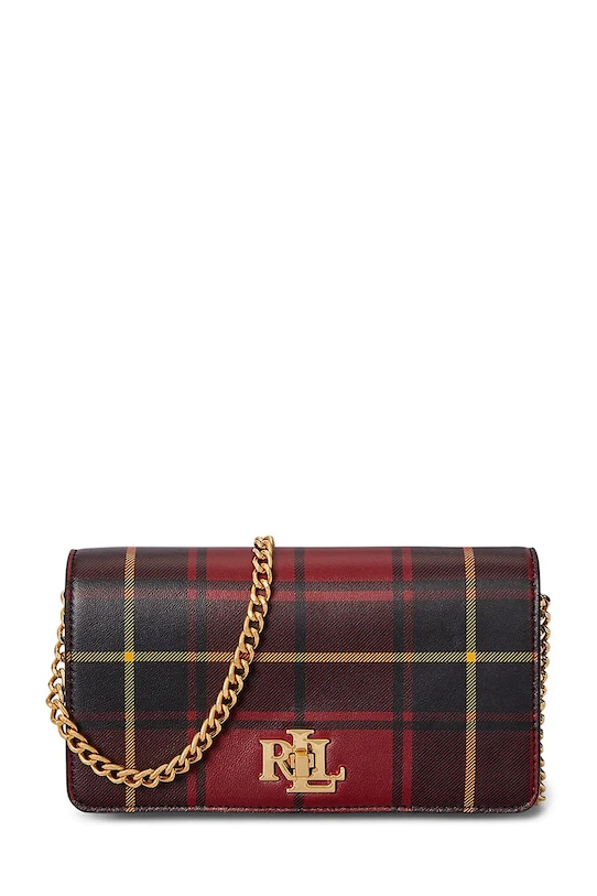 Lauren Ralph Lauren kopertówka skórzana skóra licowa czarny 432981189