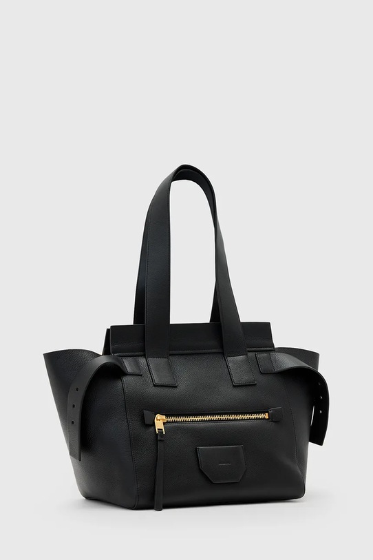 AllSaints torebka skórzana PEREZ W392XD czarny AW25