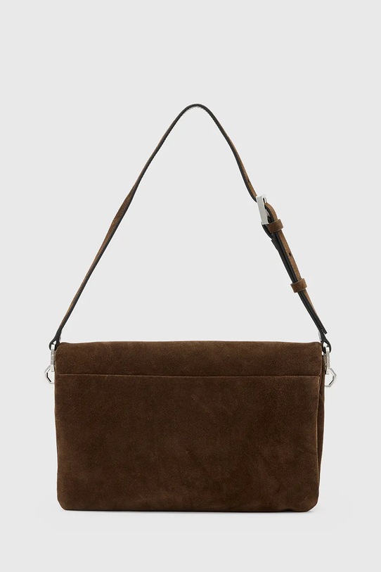 Akcesoria AllSaints torebka zamszowa ONDINE W293XD brązowy