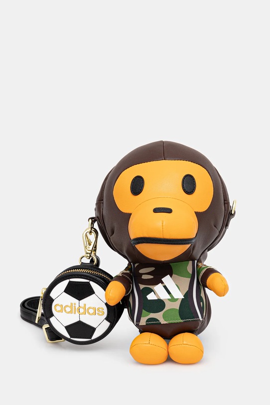 adidas Originals handbag BAPE MILO BAG detachable strap brown JZ7448