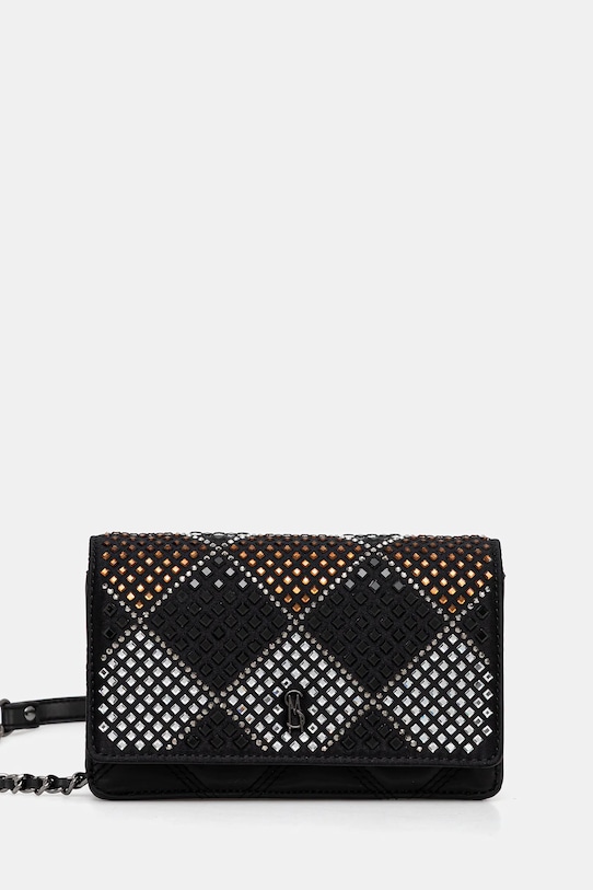 Steve Madden lapos táska Baddi szintetikus bőr fekete SM13001836
