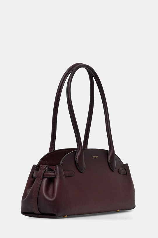 Coach geantă de piele Empire Carryall Bag 34 CCC30 burgundia AW25