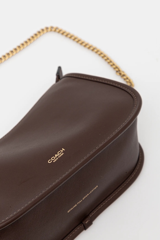 Шкіряна сумочка Coach Waverly CCC36 коричневий