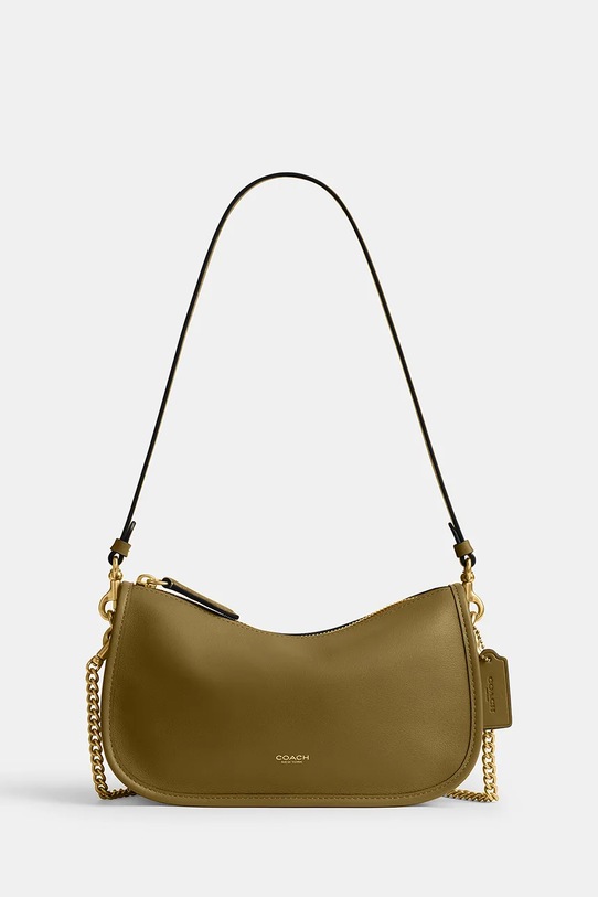 Coach torebka damska skórzana Waverly zielony CCC36