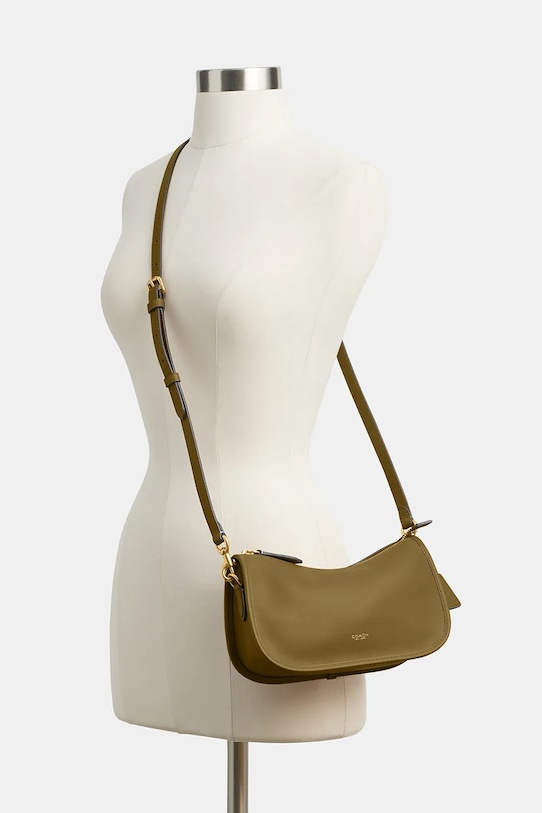 Coach torebka damska skórzana Waverly CCC36 zielony