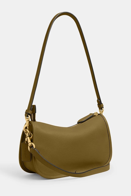 Akcesoria Coach torebka damska skórzana Waverly CCC36 zielony