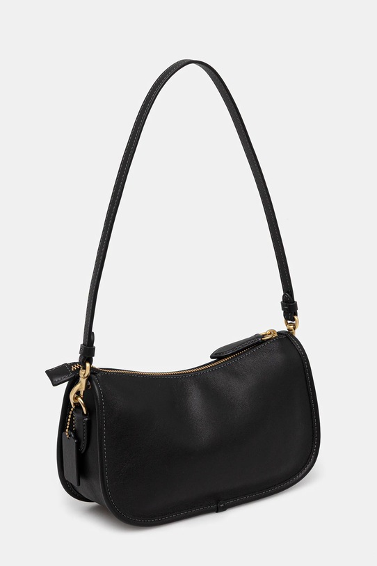 Akcesoria Coach torebka skórzana Waverly CCC36 czarny