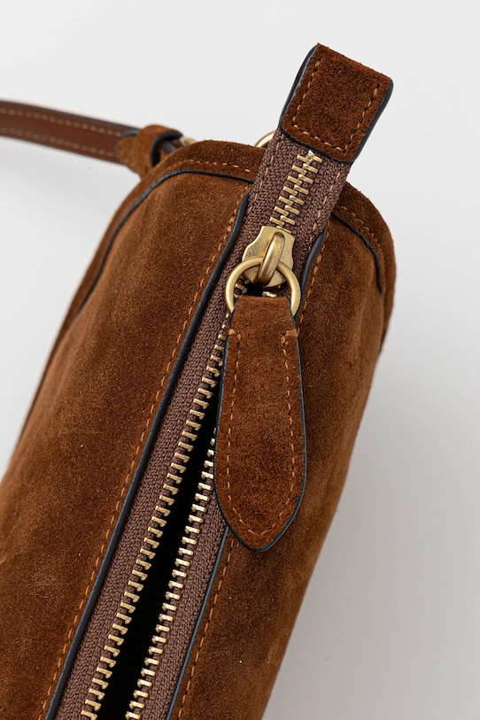 Coach torebka skórzana Waverly CCC37 brązowy