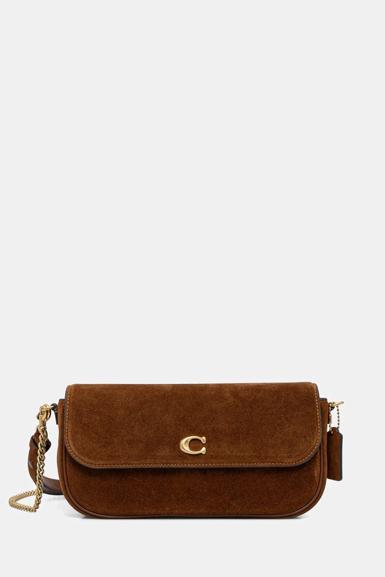 Замшевая сумочка Coach замш коричневый CDD05