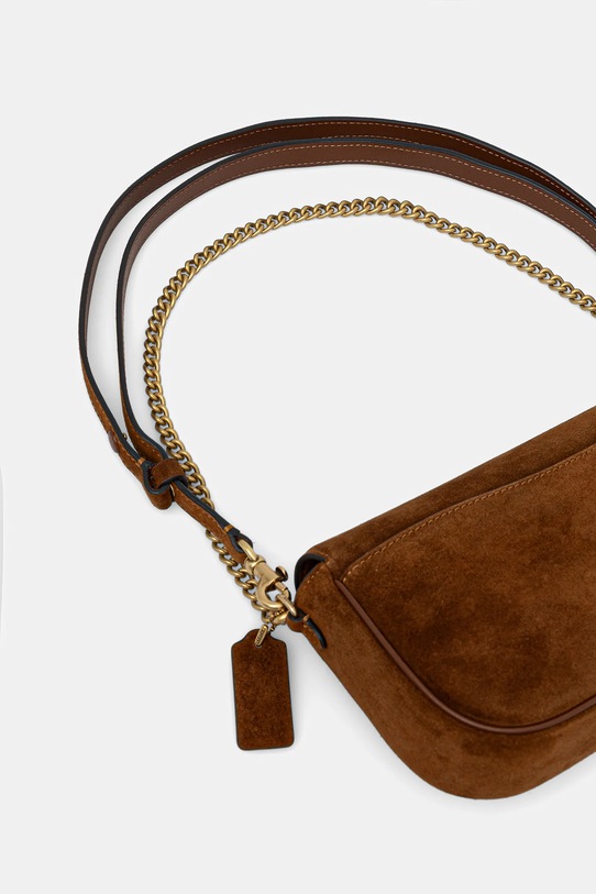 Аксессуары Замшевая сумочка Coach CDD05 коричневый
