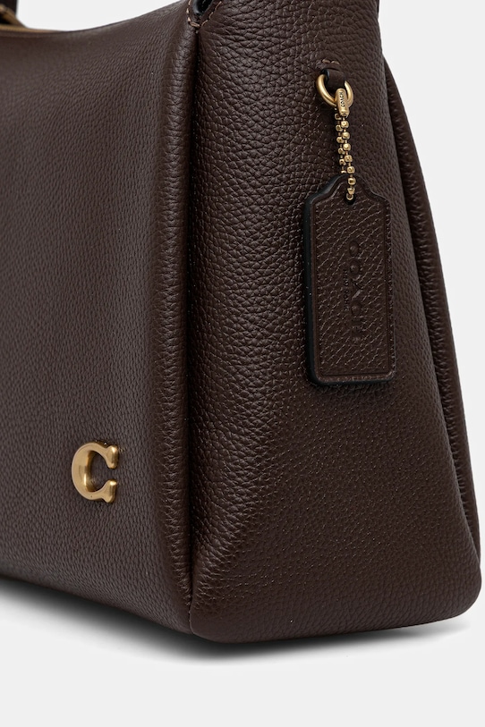 Кожаная сумочка Coach Lola коричневый CCC45