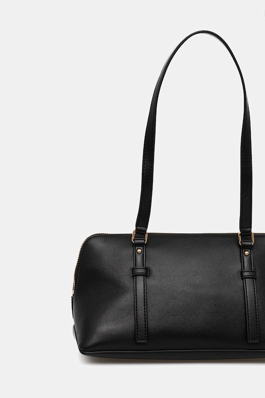 Love Moschino poșetă de piele negru JC4332PP0NK1300A