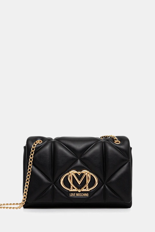 Love Moschino torebka nie mieści A4 czarny JC4041PP0NLC0000
