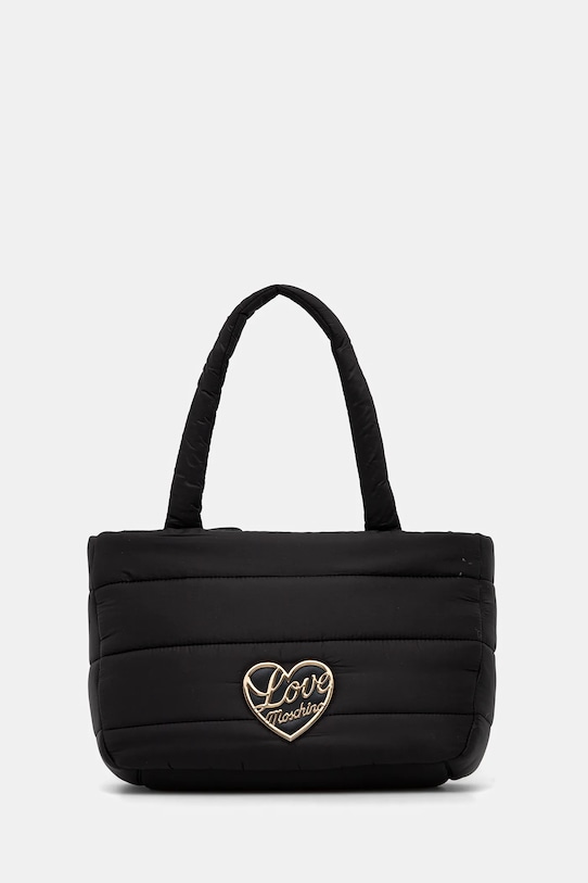 Love Moschino poșetă incape in A4 negru JC4350PP0NKY100A
