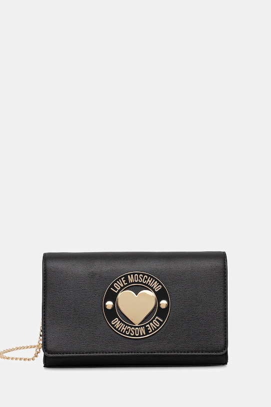 Love Moschino poșetă nu incape in A4 negru JC4368PP0NKG0000