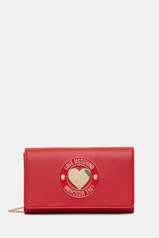 Kabelka Love Moschino nášivka červená JC4368PP0NKG0500