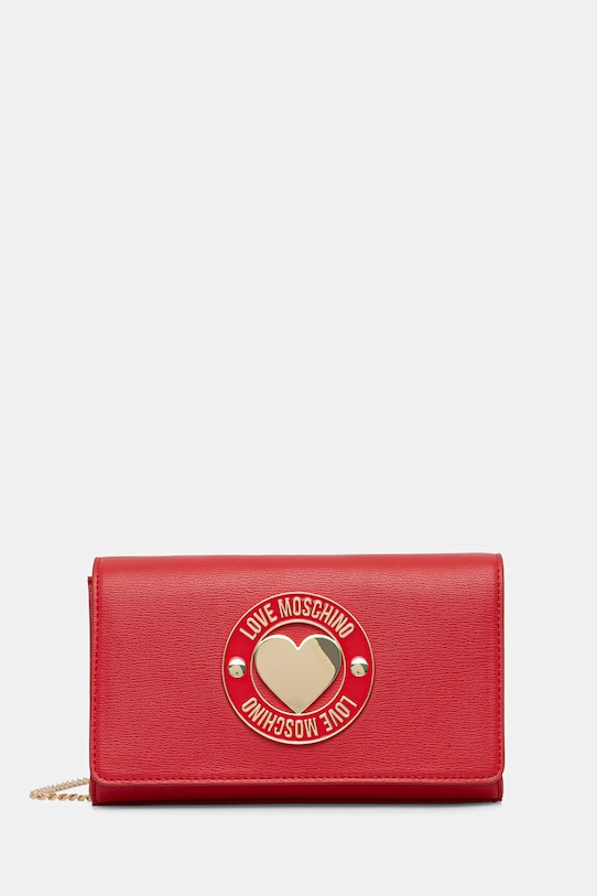 Love Moschino poșetă nu incape in A4 rosu JC4368PP0NKG0500
