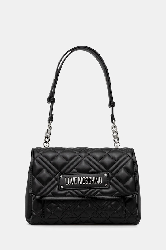 Love Moschino poșetă nu incape in A4 negru JC4109PP0NLA000B