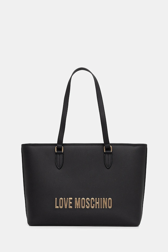 Torba Love Moschino natpis crna JC4190PP0NKD0000