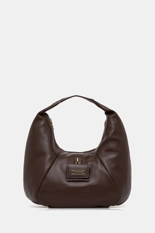 Love Moschino torebka nie mieści A4 brązowy JC4357PP0NKN0313