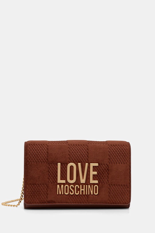 Love Moschino torebka tekstylny brązowy JC4127PP0NKB120A