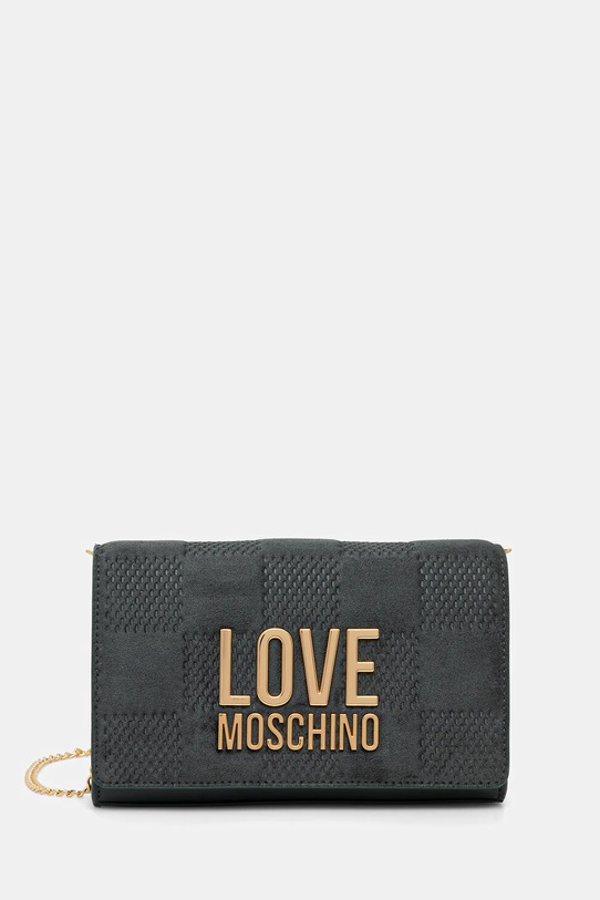 Love Moschino torebka aplikacja zielony JC4127PP0NKB185A