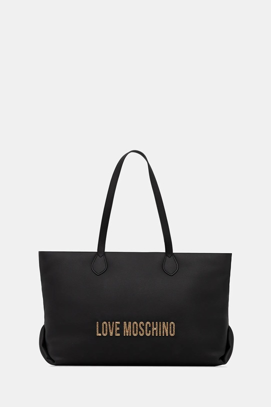 Love Moschino torebka mieści A4 czarny JC4395PP0NKD000A