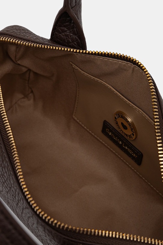 Love Moschino torebka skórzana brązowy JC4338PP0NK1431A