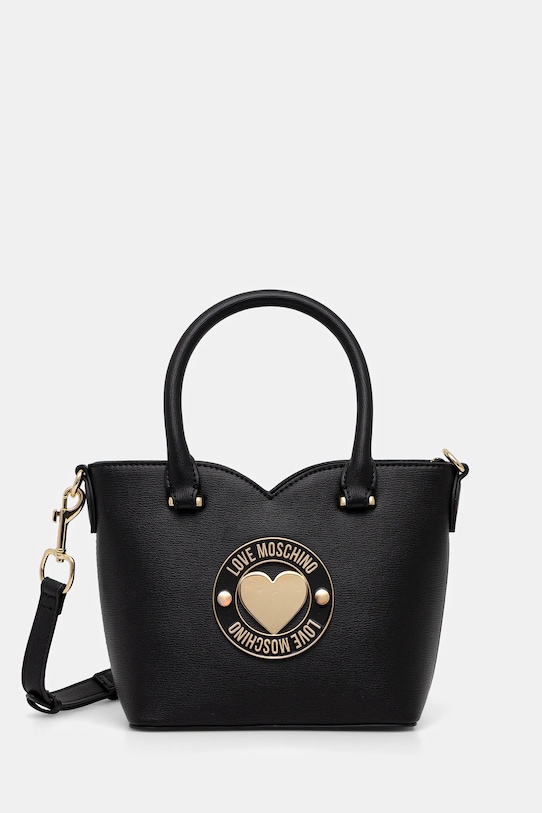 Love Moschino torebka nie mieści A4 czarny JC4364PP0NKG0000