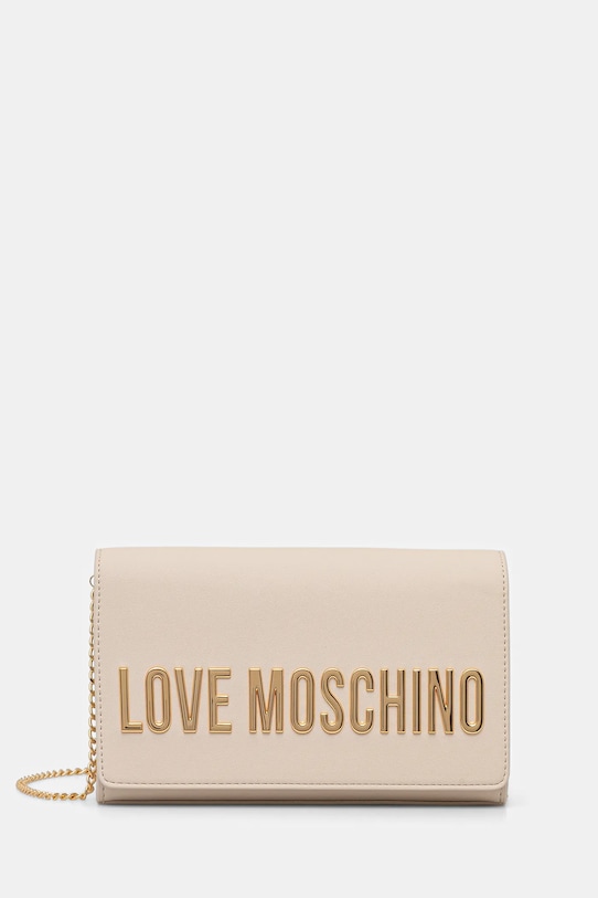 Love Moschino torebka aplikacja beżowy JC4103PP0NKD0110